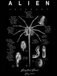 prometeusz 2 facehugger poster Alien Covenant