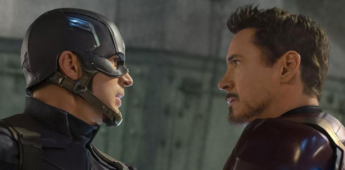 Civil War captain America vs Iron-man