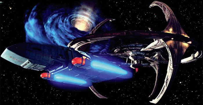 Star Trek Deep Space Nine - Stacja, prom i tunel