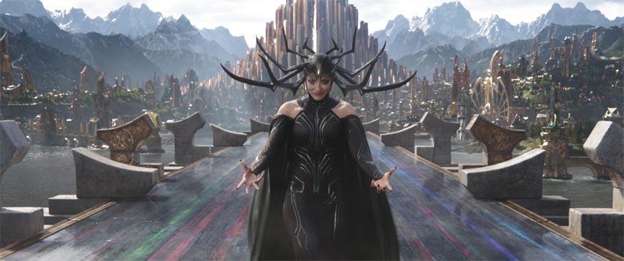 Cate Blanchett jako Hela w Thor: Ragnarok (2017)