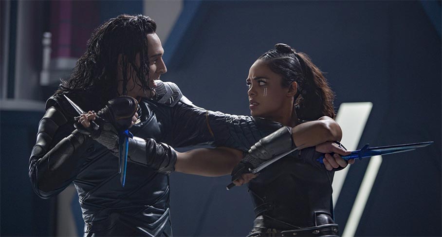 Loki i Valkyria w filmie Thor Ragnarok