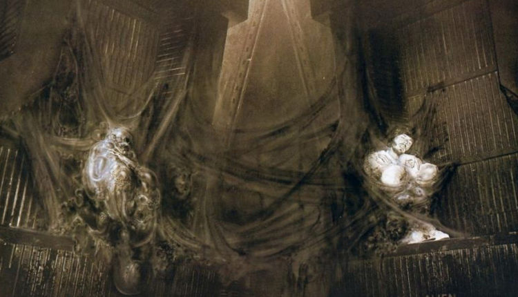 Gniazdo obcego i Dallas w kokonie