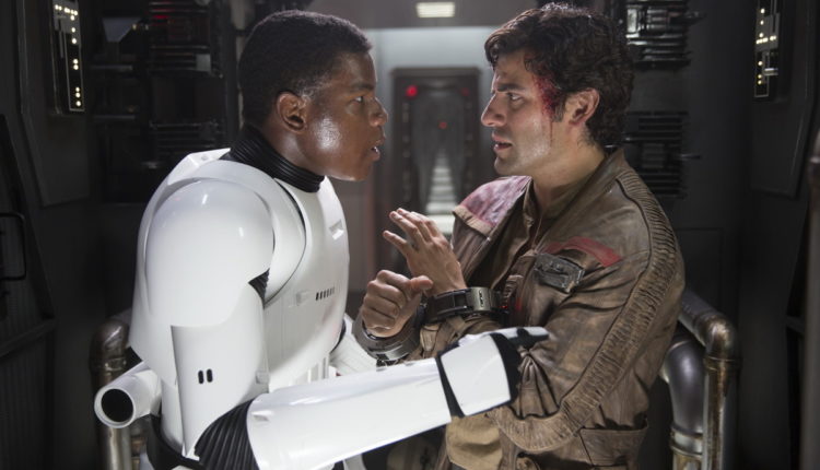 Gwiezdne Wojny Przebudzenie Mocy Finn (John Boyega) Poe (Oscar Isaac)