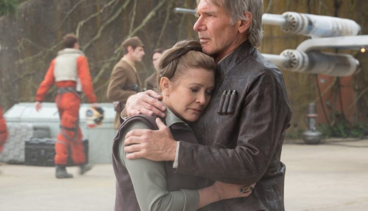 Gwiezdne Wojny Przebudzenie Mocy Han Solo i Leia