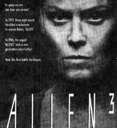 Ripley na plakacie Obcy 3