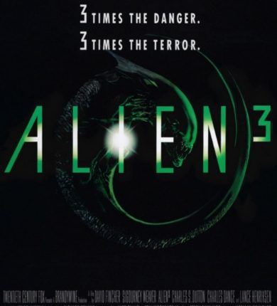 Obcy 3 logo na plakacie