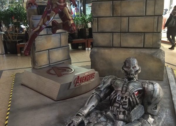 Ultron i Iron Man - wystawa w Galerii Dominikańskiej
