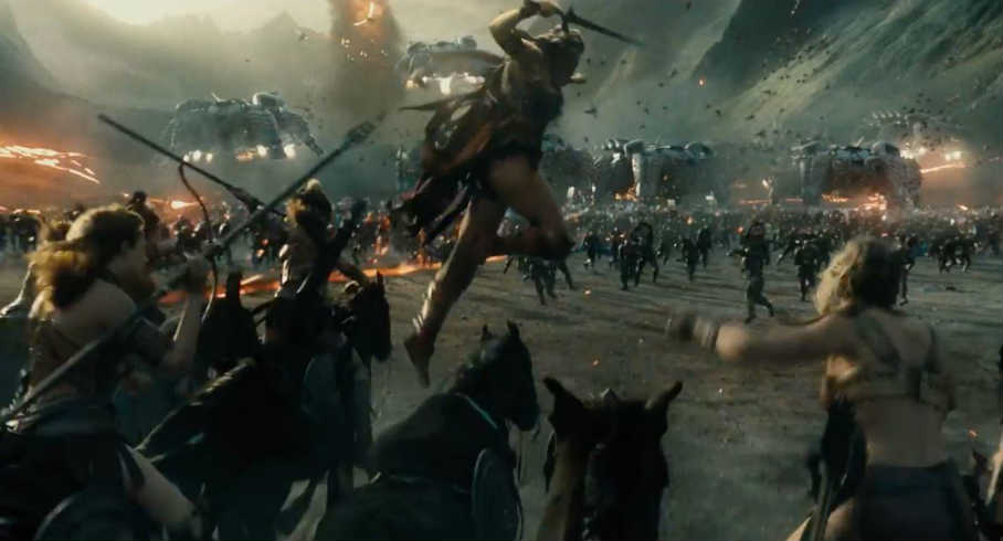 Bitwa z udziałem Amazonek w Justice League
