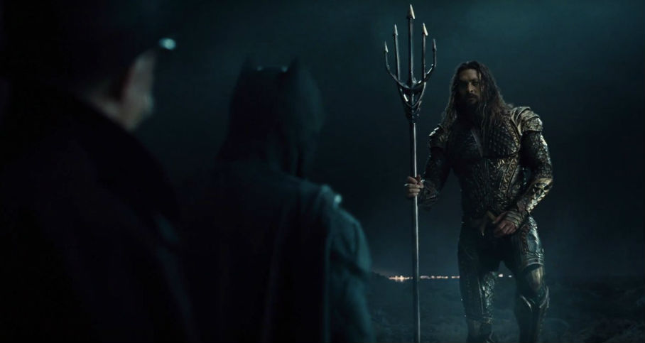 Jason Mamoa jako Aquaman w Justice League