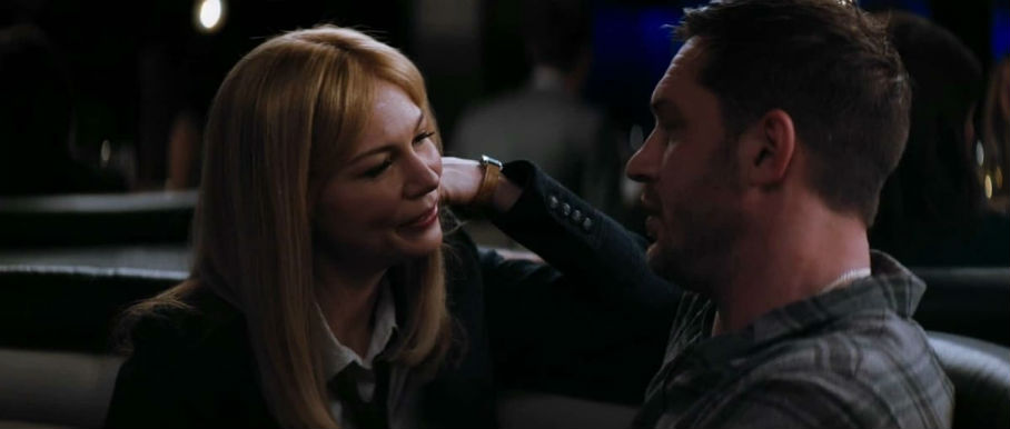 Anne Weying i Eddie Brock w filmie Venom 2018