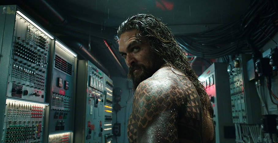 Jason Mamoa w filmie Aquaman 2018