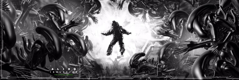 Plakat promujący serial Alien Isolation The Digital Series