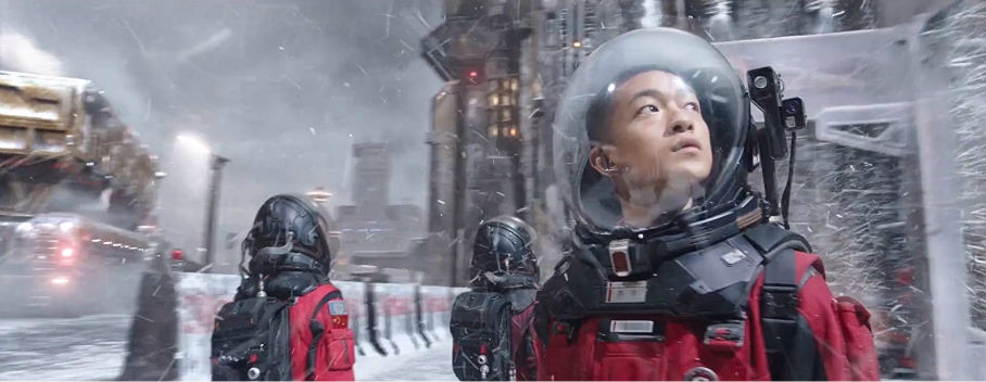 Film "The Wandering Earth" - młodzi bohaterowie
