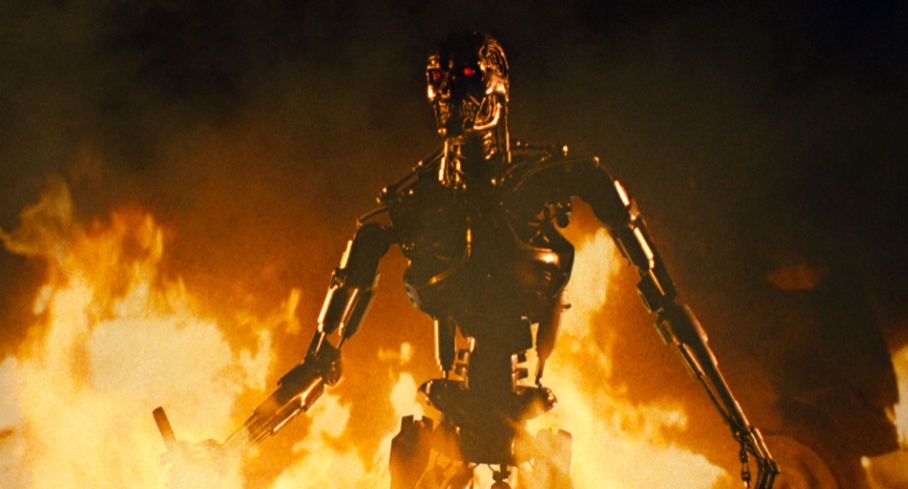 Endoszkielet T-800 w filmie Terminator (1984)