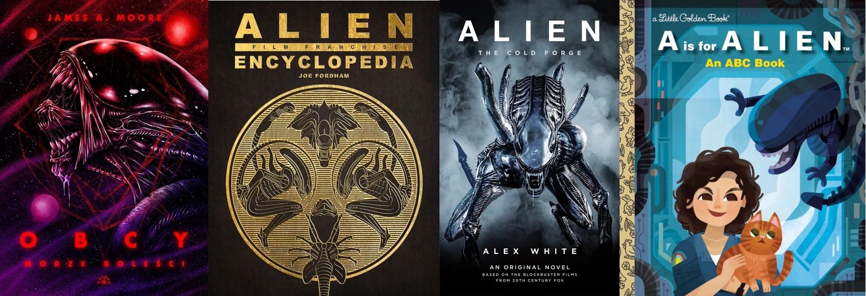 Książki i komiksy sagi Obcy - zapowiedziane na 2024