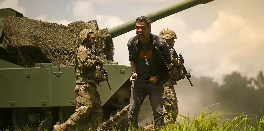Aktor Moura w filmie Civil War z 2024 roku - krzyk bezsilności i rozpaczy