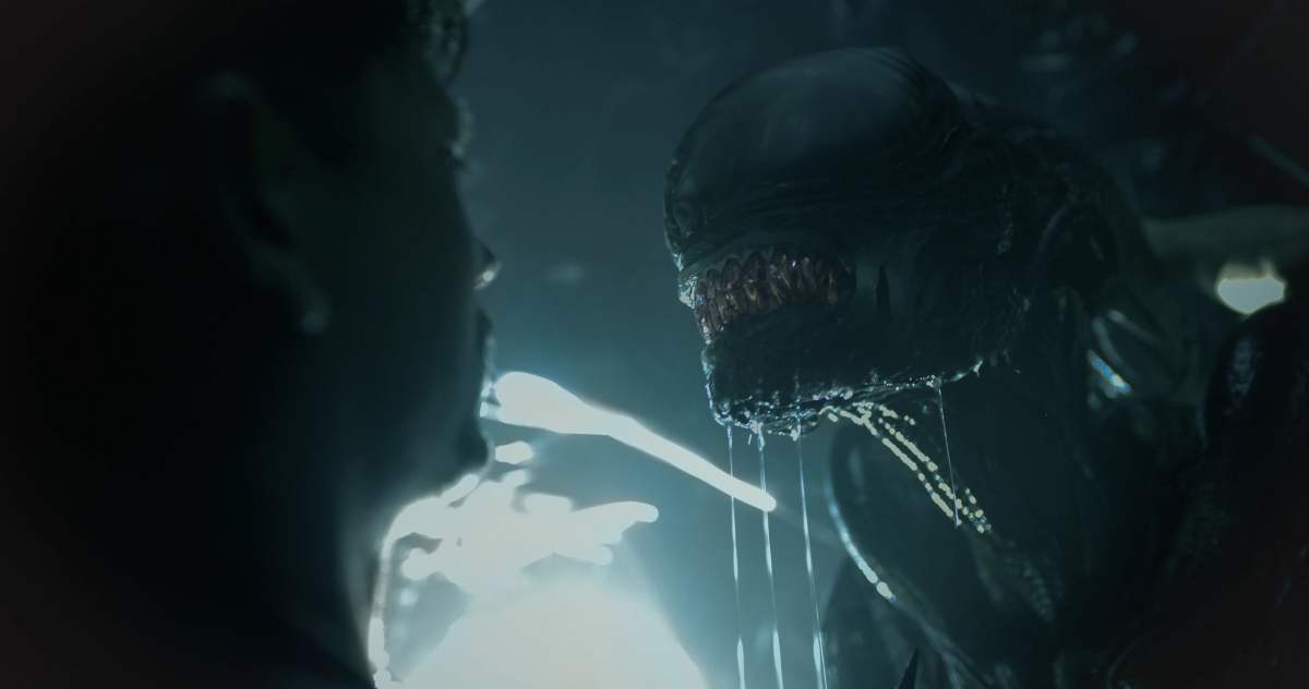 "Uśmiech" Ksenomorfa przed decydującym ciosem w filmie Alien Romulus